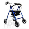 Chodítko 4-kolesové skladacie s odklopným sedadlom, s úložnou kapsou, s brzdami 1x1 ks