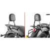 GIVI TS9058B opierka s malým nosičom Royal Enfield Super Meteor 650 (23-24), čierna
