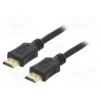 Cable HDMI 2.0 HDMI plug,both sides PVC 4.5m black 30AWG