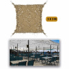 Plastová sieť Mil-tec s oceľovým lankom DESERT SAND 3x3 m