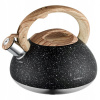 Čajník, kanvica na čaj - KETTLE 2,7 l MARBLE píšťalka čierna Klausberg (Čajník, kanvica na čaj - KETTLE 2,7 l MARBLE píšťalka čierna Klausberg)