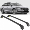 Air 2 Black - strešné nosiče pre SKODA Octavia, 2020- / iV - kombi, Integrované lyžiny