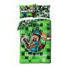 HALANTEX Dětské povlečení Minecraft Green – 100% mikrovlákno s oboustranným designem