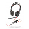 Poly Blackwire 5220 Stereo USB-C Headset +3.5mm Plug +USB-C/A Adapter (Bulk) 8X231A6