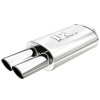 MagnaFlow 14830 univerzální tlumič výfuku (MagnaFlow #14830 Polished Stainless Steel Mufflers With Tips)