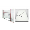 Merco Target hokejová bránka skladacia, s bočnou sieťou + Sport365 strelecká doska 200x100x0,2 cm