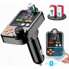 FM TRANSMITER HLASOVÝ SET BT 5.0 NABÍJANIE QC 3x USB RGB AUDIO FM