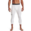 Pánské 3/4 legíny Under Armour HG Armour 3/4 Legging M 1361588-100 - white 3XL