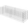 vidaXL Gabiónový kvetináč pozinkovaná oceľ 180x50x50 cm