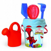Vedierko s príslušenstvom Smoby Spidey, 17 cm