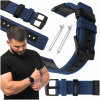 Pásik na inteligentné hodinky Amazfit Balance, tmavomodrá páska 22 mm s teleskopmi