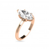 iZlato Forever Obruč z ružového zlata solitaire pre 2ct diamant Anna, 18K CSTM3750R-200