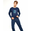 Chlapčenské pyžamo Cornette Chip 998/42 Farba: Modrá, Veľkosť: 170