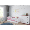 BabyBeds Detská posteľ s úložným priestorom CLASSIC Farebné prevedenie: Růžová, Velikost postele: 160x80 cm, Úložný priestor k posteli: Áno, s úložným priestorom