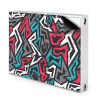 Dekoračný magnetický kryt na radiátor Graffiti 80x60 cm
