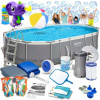 Rámový bazén 488 x 305 x 107 cm Bestway 56448 + bublinkovač (Rámový bazén 488 x 305 x 107 cm Bestway 56448 + bublinkovač)