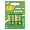 Zinko-chloridová batéria GP Greencell R6 (AA) 4ks v blistri
