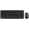 CHERRY set klávesnice + myš DW 5100, bezdrátová, USB, CZ+SK layout, černá JD-0520CS-2
