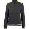 Joma Dámska tréningová mikina CAMPUS II WOMEN JACKET DARK MELANGE-YELLOW Veľkosť: L