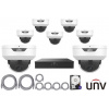 8MPx IP kamerový set UNIVIEW 7+1 (dome)