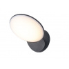 ACA Lighting Záhradné nástenné LED svietidlo ACRI 14W/230V/3000K/630Lm/110°/IP54, tmavo šedé