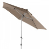 Doppler EXPERT 280 cm - slnečník s automatickým naklápaním kľukou hnedý (kód farby: 846), 100 % polyester