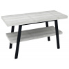 Sapho TWIGA umývadlový stolík 120x72x50 cm, čierna matná/dub starobiely SPH VC453-120-5