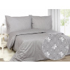 Dreamy Linens Obliečky bavlnené šedé Bieli motýliky