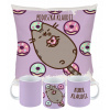 SET VANKÚŠ HRNČEK Mačka PUSHEN MAČKA + MENO DARČEK RÔZNE DIZAJNY (SET VANKÚŠOVÝ HRNÍČEK CAT PUSHEN CAT + MENO DARČEK k narodeninám)