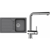 Set Schock S22-9 (dřez Formhaus D-100 Croma + baterie Epos.120 Chrom)