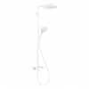 Hansgrohe Raindance Select S Sprchový set Showerpipe s termostatom, 3 prúdy, matná biela 27633700-HG