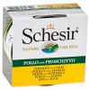 Schesir Dog Adult kuře/šunka 150 g