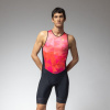 ALÉ Cyklistická kombinéza - TRIATHLON TRIPLE - ružová/čierna L