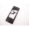 Nokia 206 Dual SIM stredný kryt biely