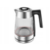 Elektrický varič Lafe Crystal Glass 2200 W 1,8 l strieborný/sivý