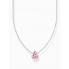 Thomas Sabo KE2213-051-9-L45V Silver necklace w. pink heart pendant