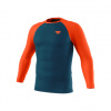 Dynafit TOUR LIGHT MERINO M L/S TEE dawn M; Oranžová triko