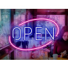 Fotověci Neonový Nápis Neon LED Potraviny Pekařství Restaurace (Vyrábíme i na Míru) Varianta: Open Otevřeno 55x36cm
