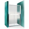 Roth LLD2 140/190 Dvere sprchové Posuvné do niky al.s bočn.sten.Brillant/Intimglass 556-1400000-00-21