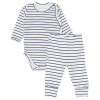 Zavinovacie rebrované body + tepláčky, 2D sada Prúžok, granát, veľ. 68 56 (1-2m)