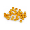 Drevené korálky Ø10mm - 20 g 10 oranžovožltá