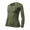 MALFINI FIT-T LS 169 Tričko dámske 1690912 XS 09 khaki