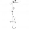 Hansgrohe Sprchový systém Croma E s termostatom a EcoSmart, chróm 27660000