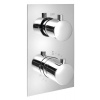 Sapho KIMURA Podomietková sprchová termostatická batéria, box, 2 výstupy, chróm KU382