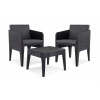Záhradná zostava nábytku - Cruz Garden Set Table Ø140cm a 4 stoličky (Cruz Garden Set Table Ø140cm a 4 stoličky)