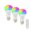 LED žiarovka IMMAX NEO LITE 3x Smart žiarovka LED E27 11W RGB+CCT, stmievateľná, WiFi, Beacon, DO (07733CDO)