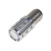 LED autožiarovka BAY15d / 12-24V - červená 12xSMD / 1x 3W LED (2ks)