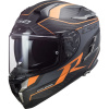 LS2 Helmets LS2 FF327 CHALLENGER CT2 GRID MATT CARBON ORANGE