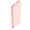Powerbanka Belkin BOOST CHARGE 10000 mAh Power Bank with USB-C 15W - Dual USB-A - 15cm USB-A to C Cable - Pink (BPB011BTRG)