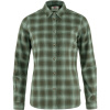 FJÄLLRÄVEN Övik Flannel Shirt W, Deep Forest-Patina Green - XL